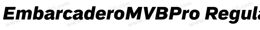 EmbarcaderoMVBPro Regular字体转换